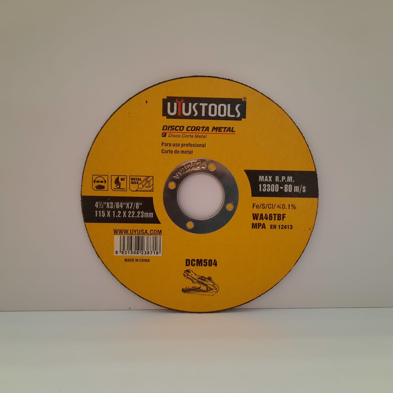 Disco corta metal 4 1/2