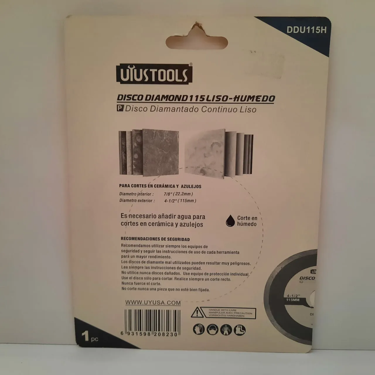 Disco Diamantado 4 ½