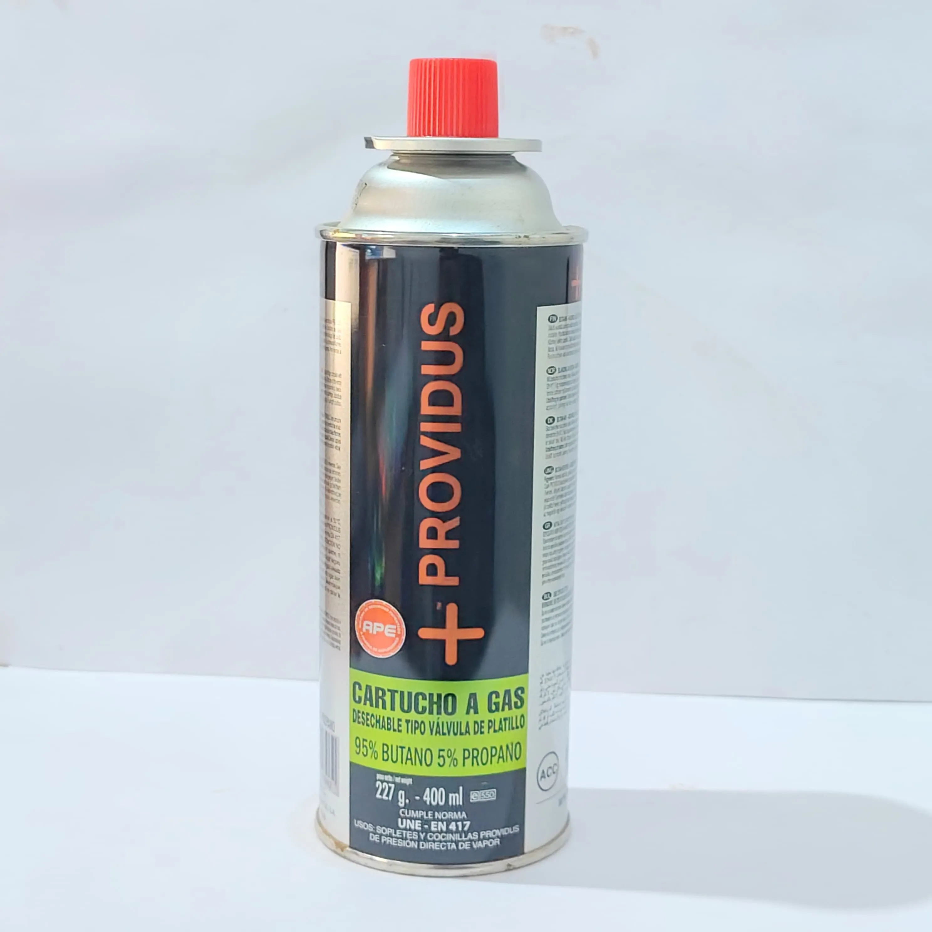 Cartucho de gas butano Largo