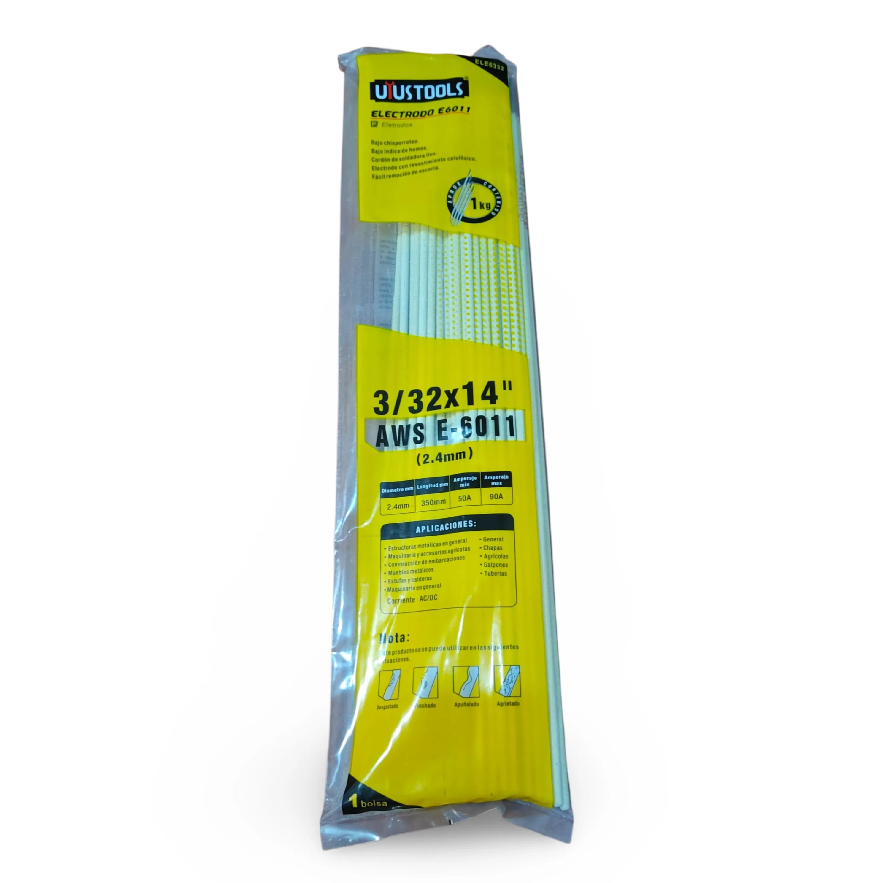 Soldadura 3/32 E6011