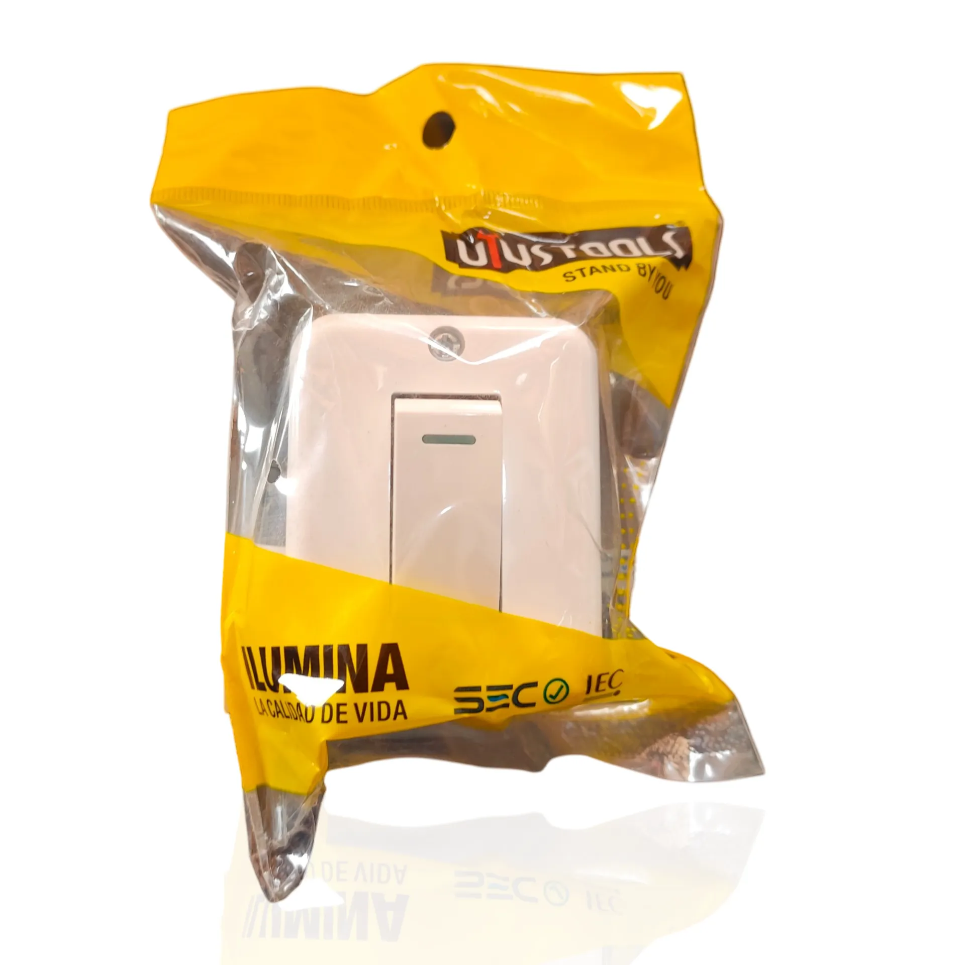 Interruptor simple sobrepuesto