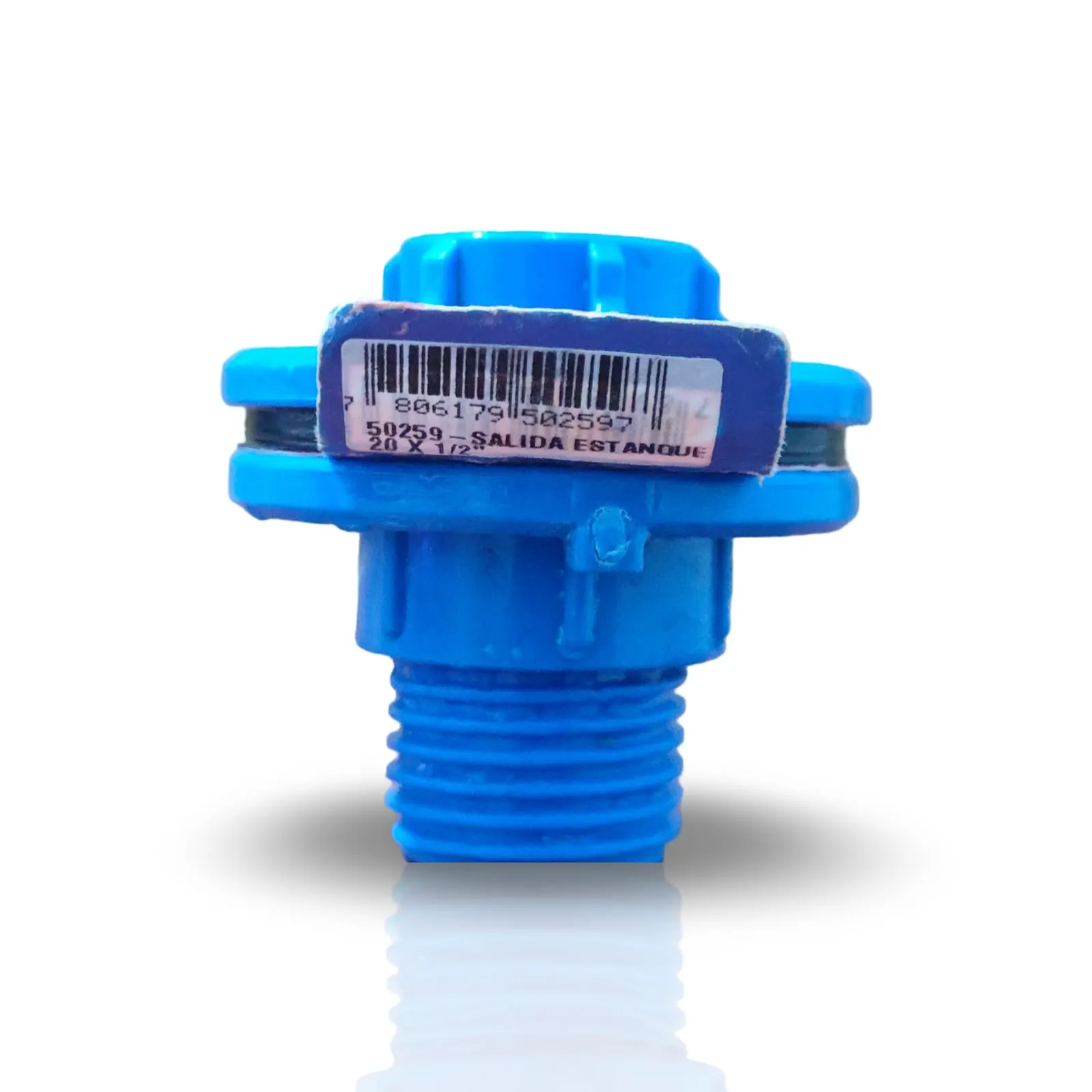 Salida de estanque Pvc 20x1/2