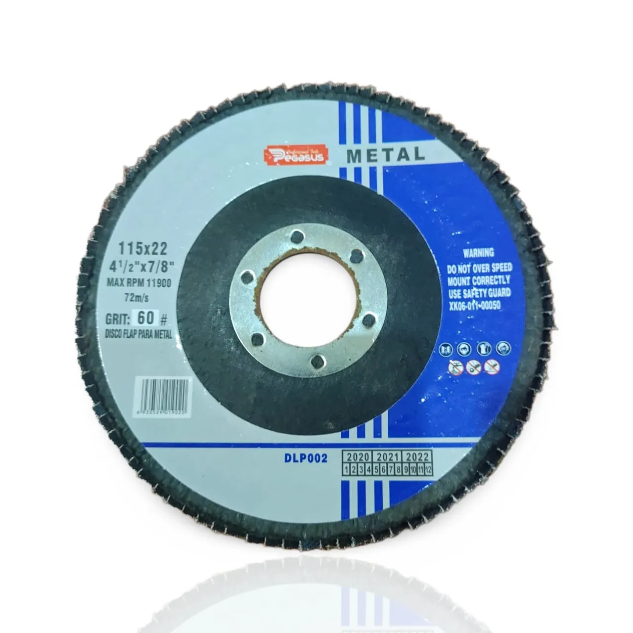 Disco flap para metal 4 1/2