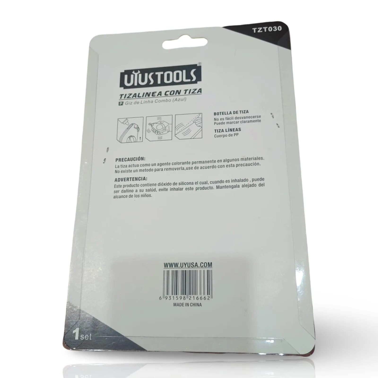 Tizalinea con tiza (Tizador)