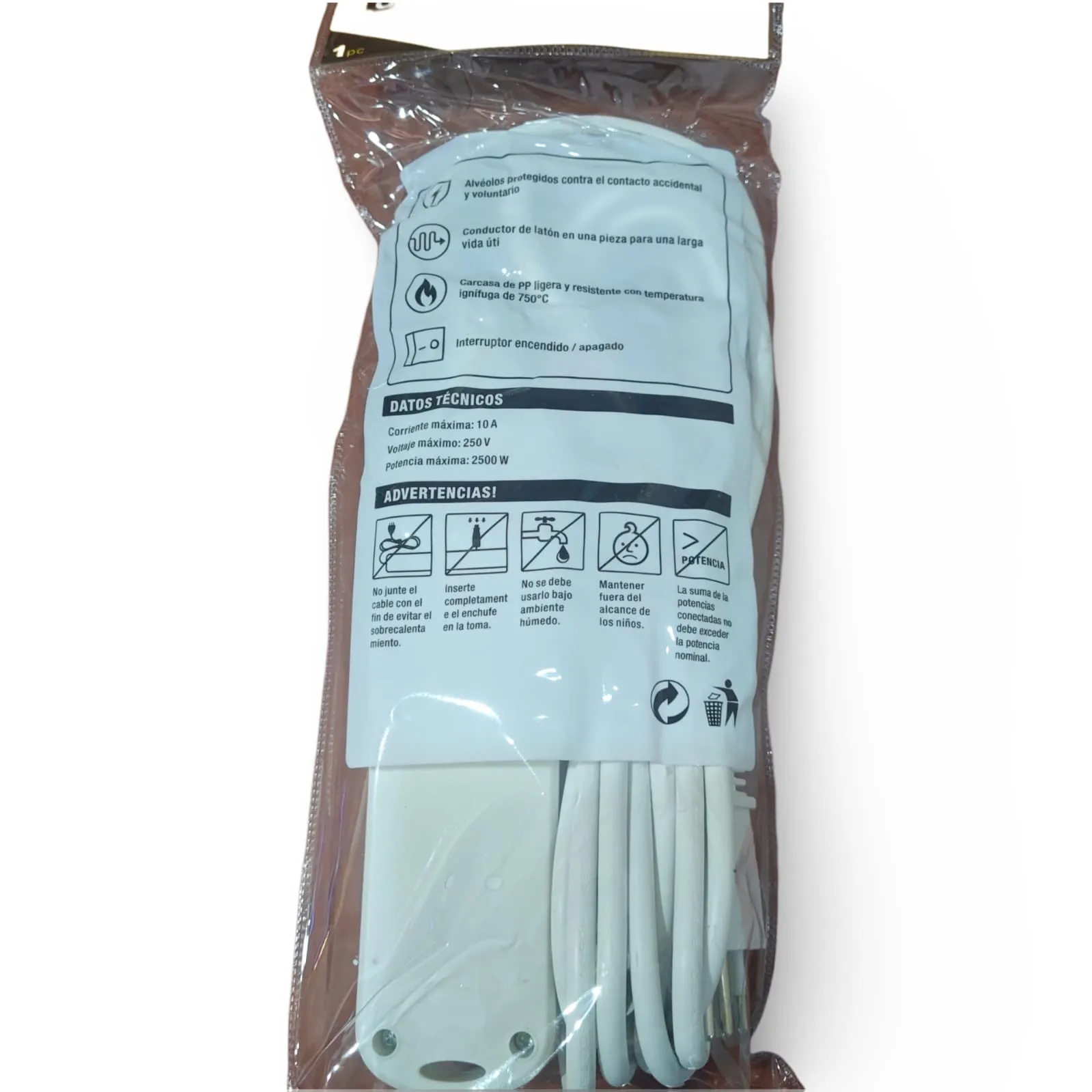 Alargador 5mts (Blanco)