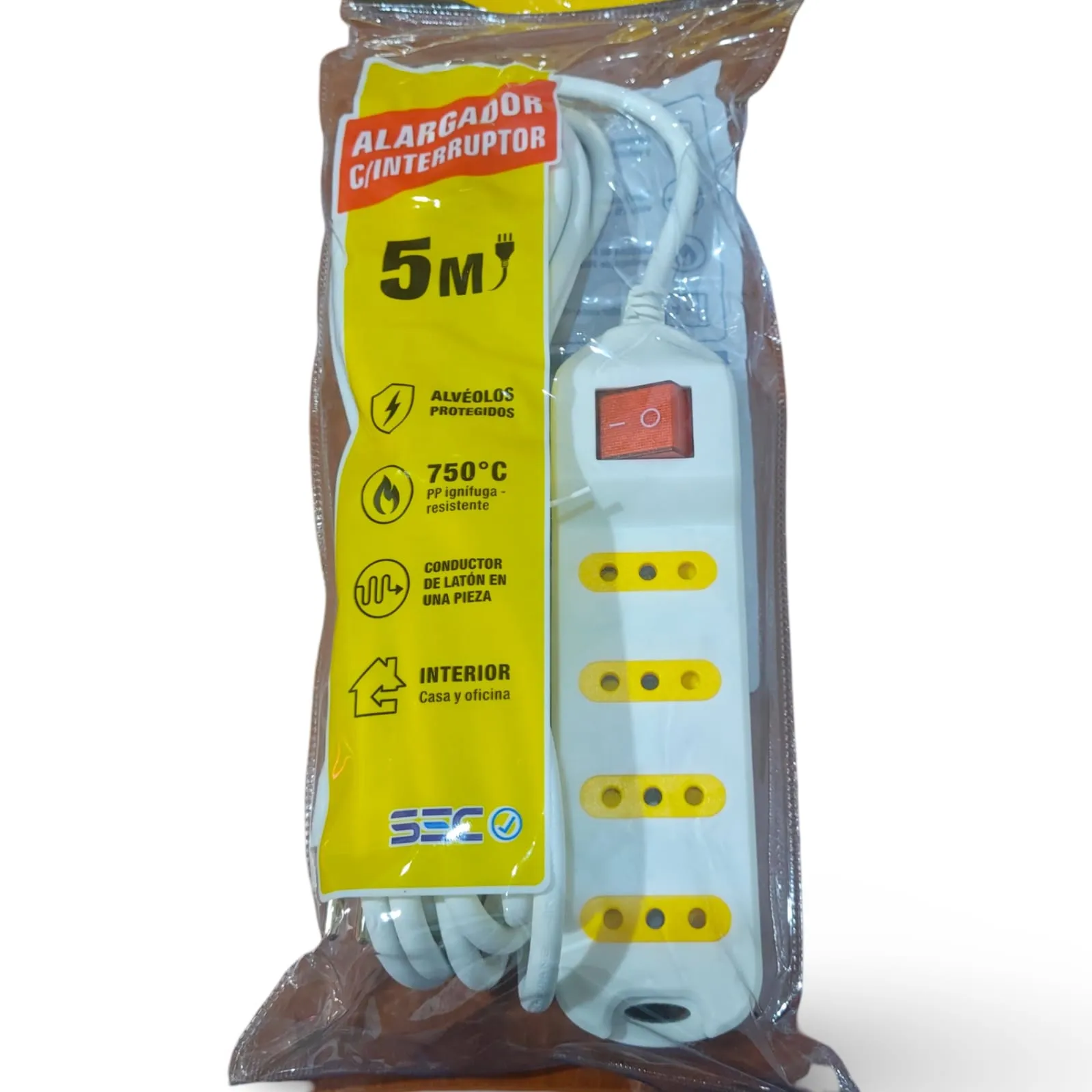 Alargador 5mts (Blanco)