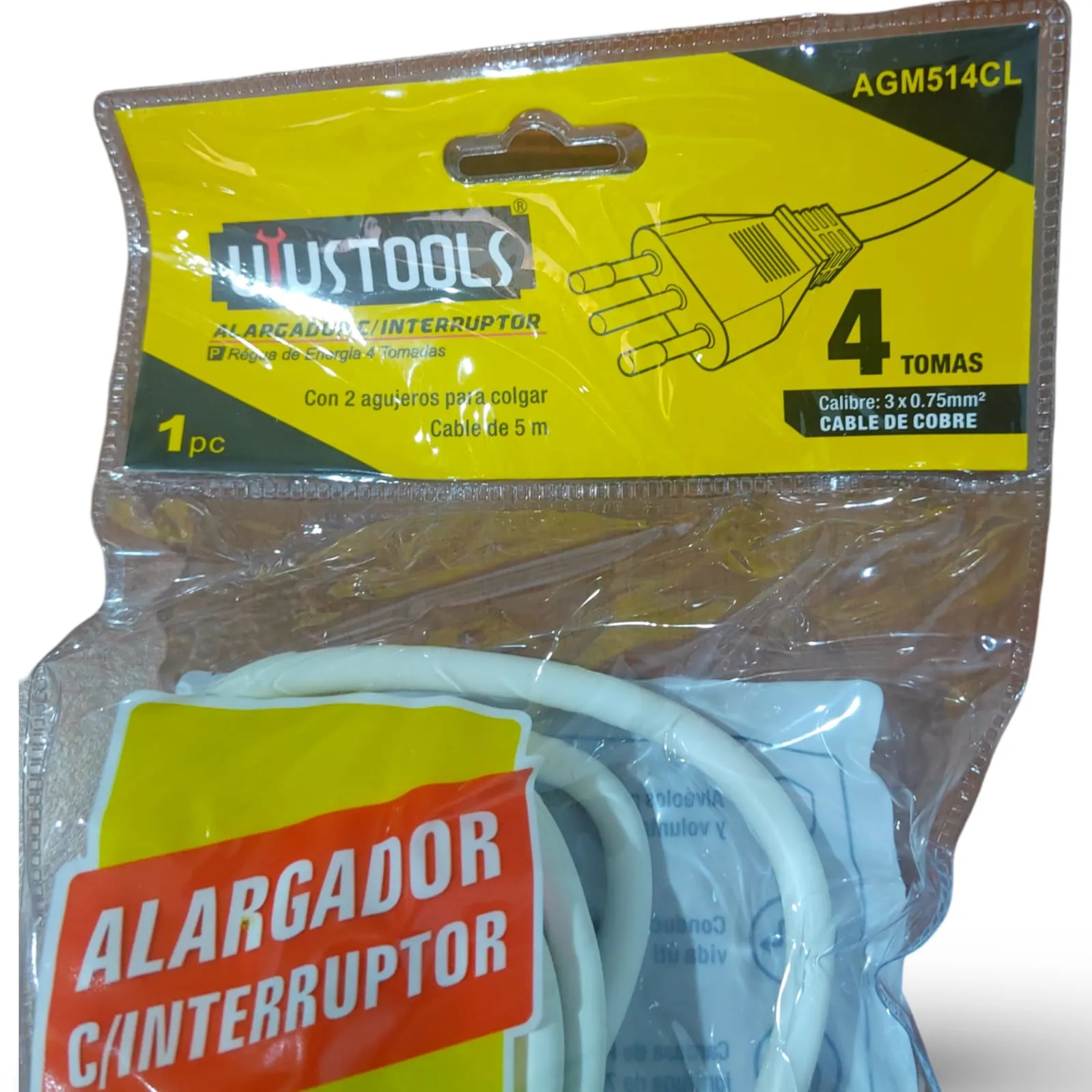 Alargador 5mts (Blanco)