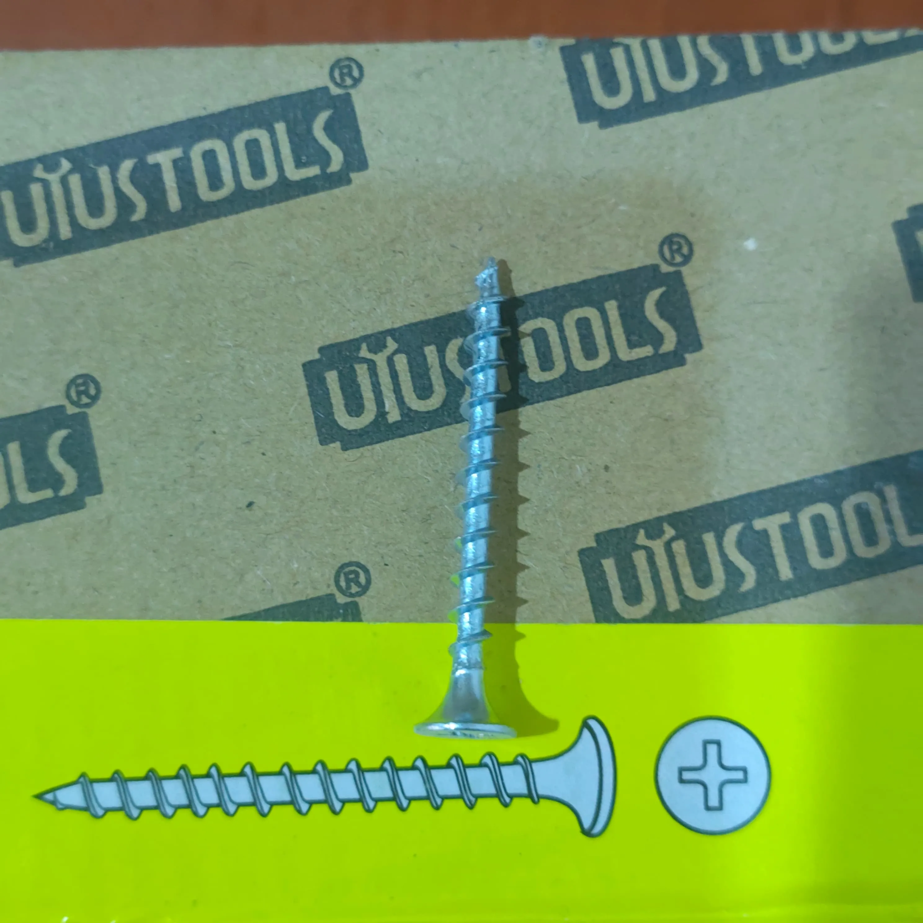 Tornillo Volcanita Zincado 6X1 5/8 500 und