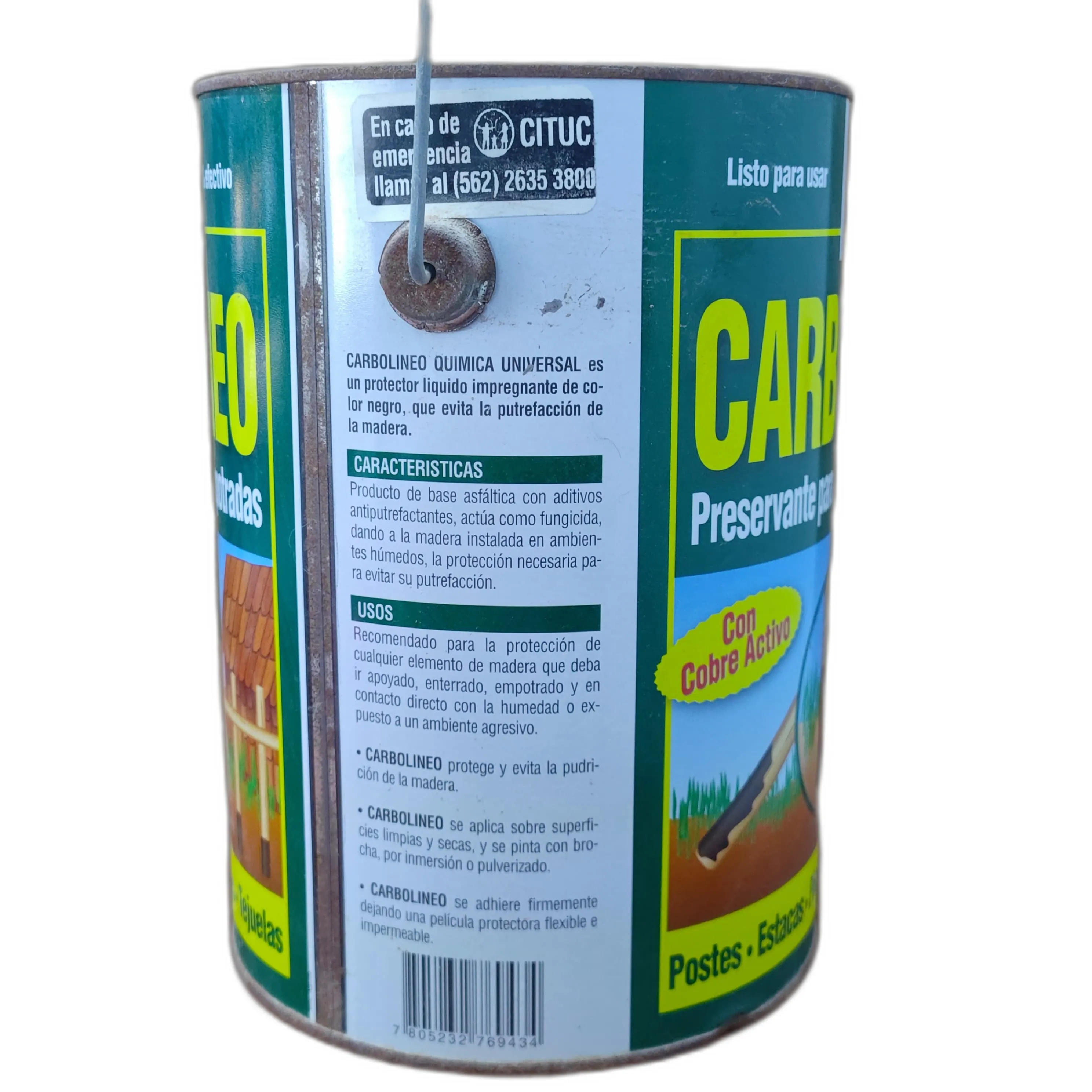 Carbolineo (Preservante para madera) Galon